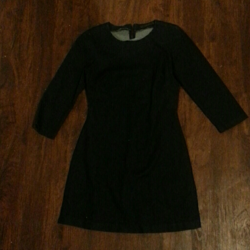Zara utilitarian denim dress S